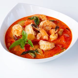 Shrimp & Pineapple Curry and Rice