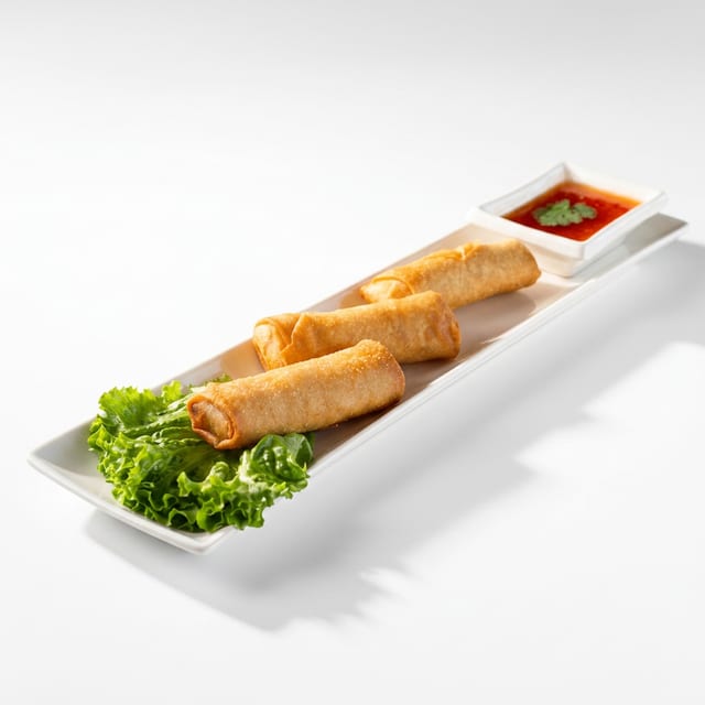Vegetable Spring Rolls.