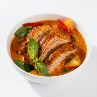 Duck Red Curry and Rice