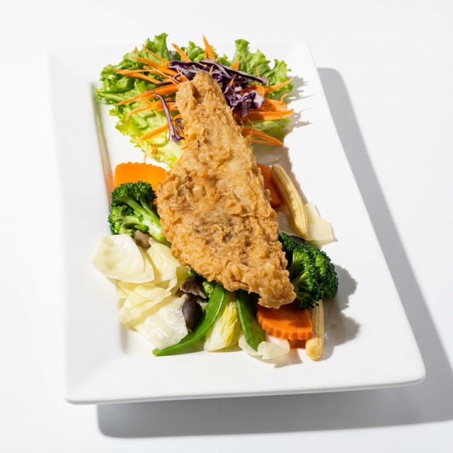 Flounder Fillet and Rice.
