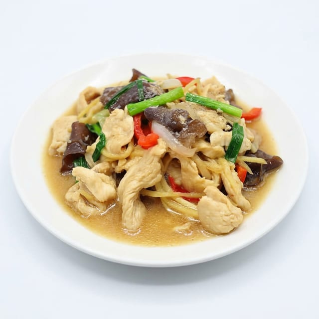 Pad Khing Ginger and Rice.